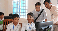 Construction of a lower middle school in Cambodia